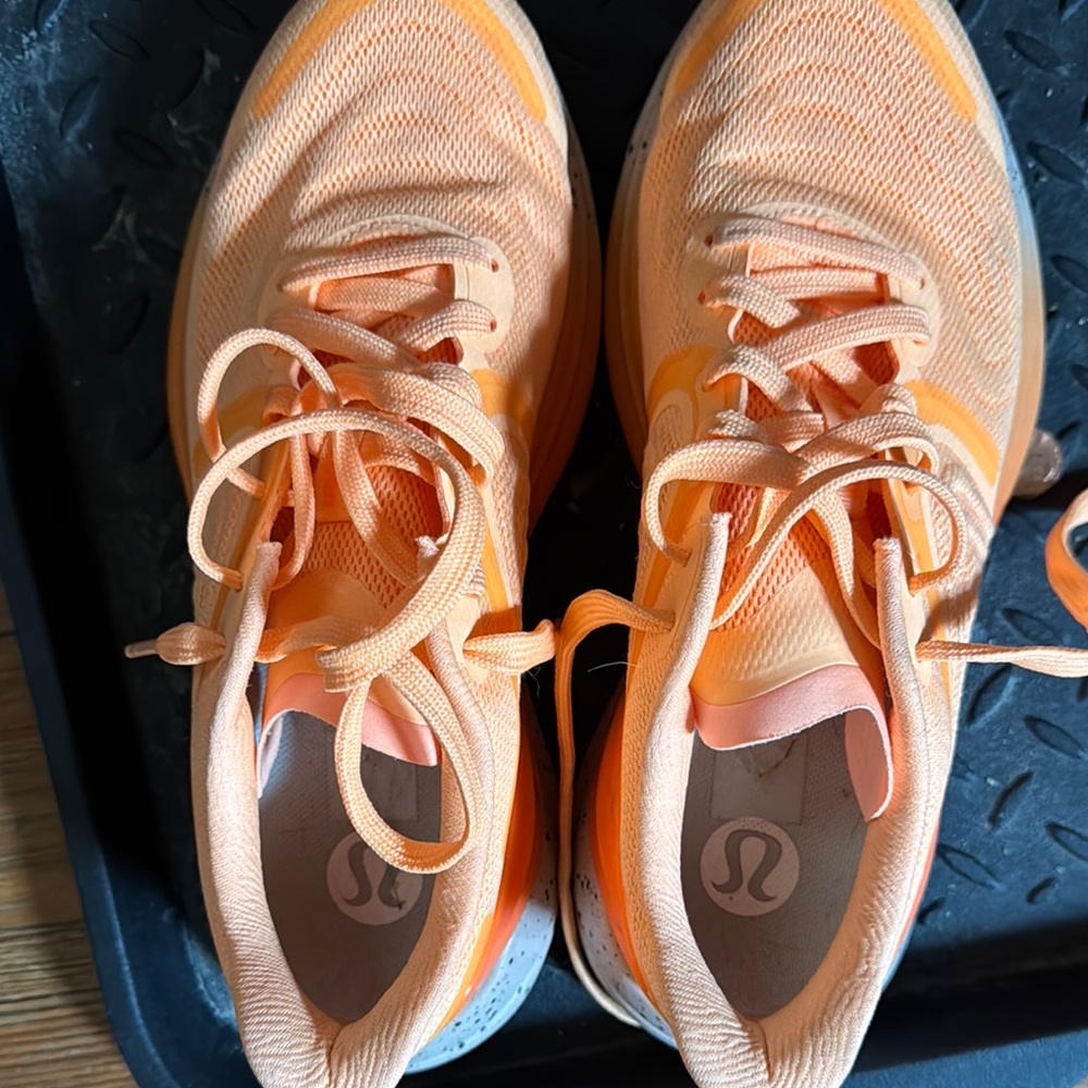Lululemon Orange Athletic Shoes